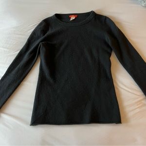 Charcoal cashmere jcrew sweater